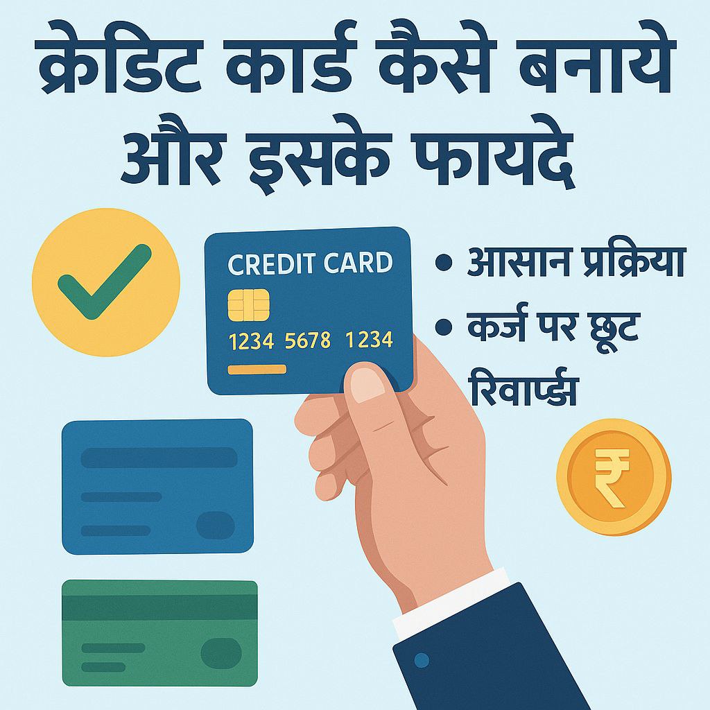 CREDIT CARD KAISE BANAYE AUR CREDIT CARD KE FAYADE KYA HAI